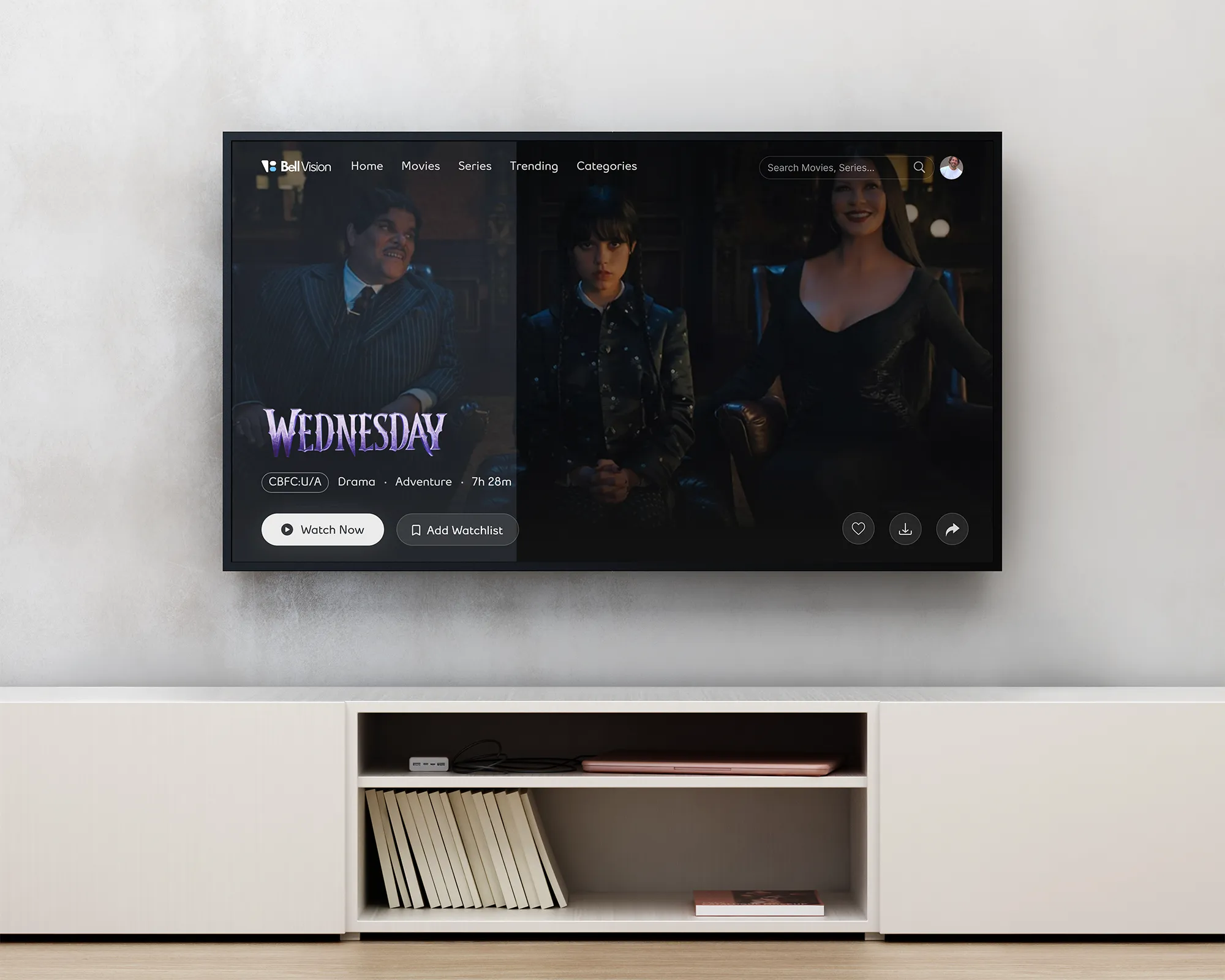 Bell Vision – TV Streaming Mockup 01 01